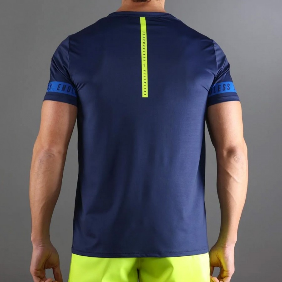 Camiseta técnica Endless Ace Izzy azul marino Zona de Padel